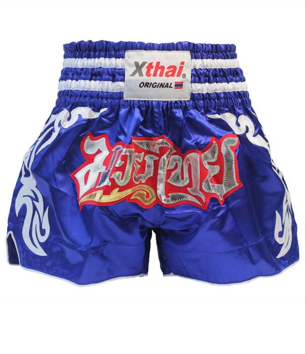 Xthai Thai Boxing Short Tribal Blue