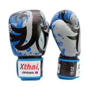 Xthai Blue and Black Bloxing Gloves