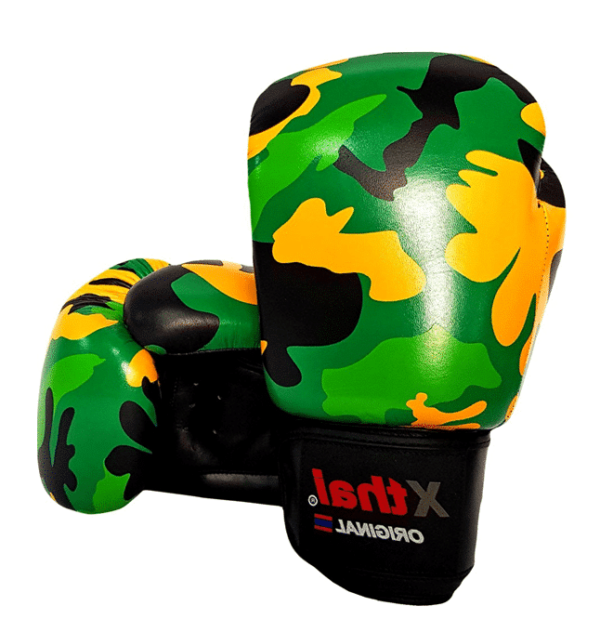 Xthai Camo Boxing Gloves Leather