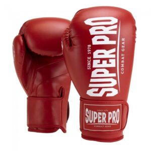 Gants de boxe SUPER PRO COMBAT rouge
