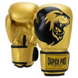 Gants de boxe SUPER PRO COMBAT gold lion
