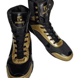 Chaussures de boxe WOOSUNG noir/or